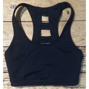 EXP Core Performance Women’s Black Racerback Sports Bra Size XS NWOT